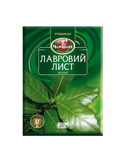 Лавровий лист цілий Чемпіон, 20 г